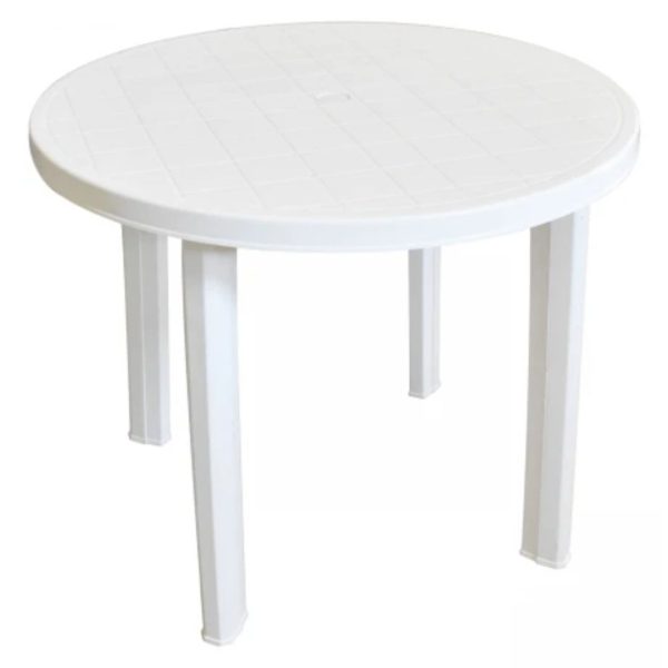 Mesa Tondo Blanca 90cm