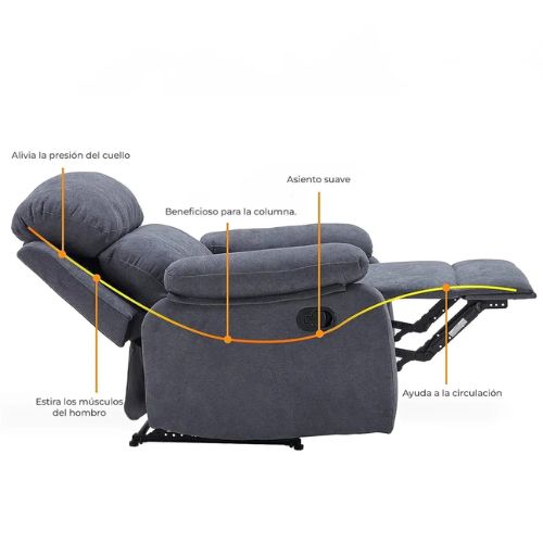 Poltrona Reclinable 1 Cuerpo – Dickie