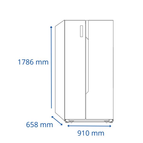 Refrigerador James Side by Side RJN 40K SBSI Inox